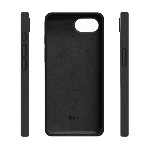 Etteri Silicone Mag case for iPhone 16e black - Image 13