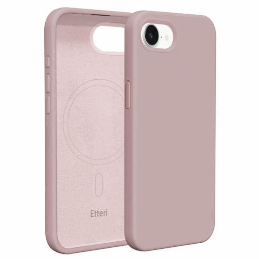 Etteri Silicone Mag case for iPhone 16e light pink - Image 10