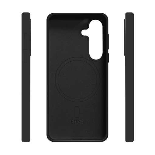 Etteri Silicone Mag case for Samsung Galaxy S25 Plus black - Image 13