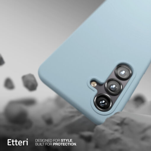 Etteri Silicone Mag case for Samsung Galaxy S25 light blue - Image 16