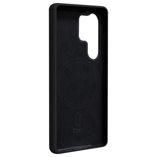 Etteri Silicone Mag case for Samsung Galaxy S25 Ultra black - Image 11