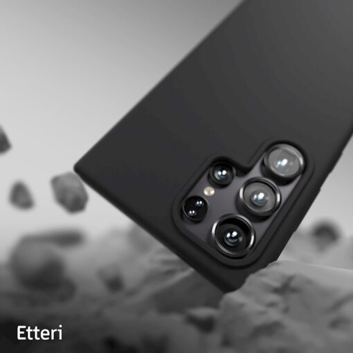 Etteri Silicone Mag case for Samsung Galaxy S25 Ultra black - Image 15