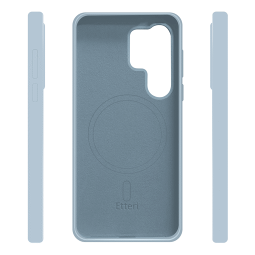 Etteri Silicone Mag case for Samsung Galaxy S25 Ultra light blue - Image 13