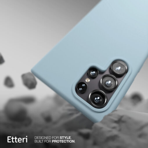 Etteri Silicone Mag case for Samsung Galaxy S25 Ultra light blue - Image 16