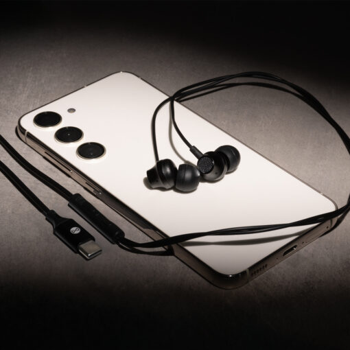 Forever wired earphones EP-02  USB-C black - Image 4