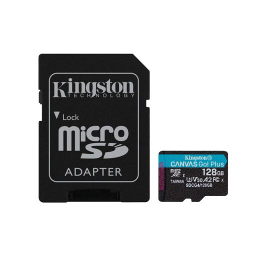 Kingston memory card 128GB microSDXC Canvas Go Plus Gen4 200MB/s A2 U3 V30 + adapter - Image 4