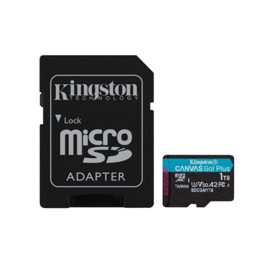 Kingston memory card 1TB microSDXC Canvas Go Plus Gen4 200MB/s A2 U3 V30 + adapter - Image 4
