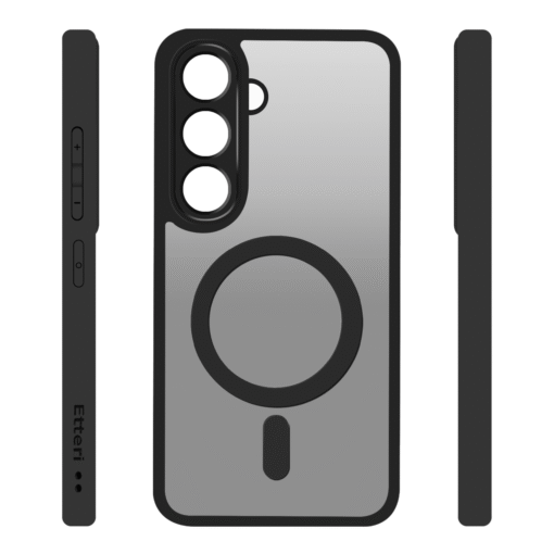 Etteri Matt Mag case for Samsung Galaxy A55 5G black - Image 15