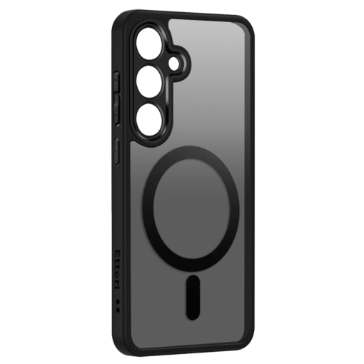 Etteri Matt Mag case for Samsung Galaxy S25 black - Image 2