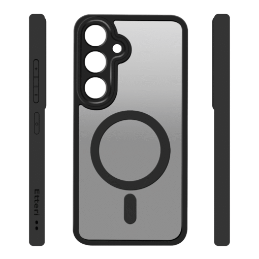 Etteri Matt Mag case for Samsung Galaxy S25 black - Image 3