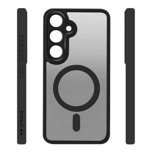 Etteri Matt Mag case for Samsung Galaxy S25 black - Image 3