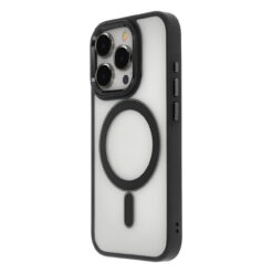Satin Elegant Mag Case for iPhone 15 Pro Max 6,7" black