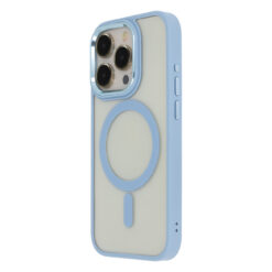 Satin Elegant Mag Case for iPhone 15 Pro Max 6,7" blue