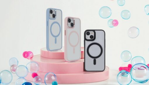Satin Elegant Mag Case for iPhone 11 blue - Image 4