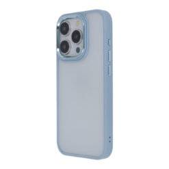Satin Elegant Matt Case for iPhone 12 / 12 Pro 6,1" blue