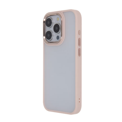 Satin Elegant Matt Case for iPhone 12 / 12 Pro 6,1" pink