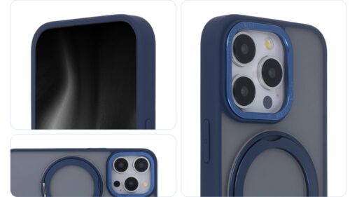Secure Spinning Mag Case for iPhone 13 6,1" navy blue - Image 4