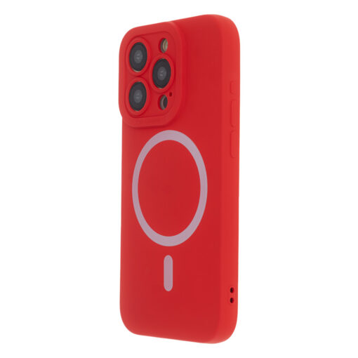 Silicon Soft Mag Case for iPhone 14 6,1" red