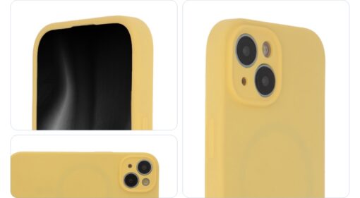Soft Touch Mag Case for iPhone 14 Pro 6,1" pastel yellow - Image 3