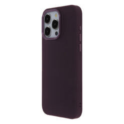Satin Elegant Case for iPhone 15 Pro 6,1" burgundy