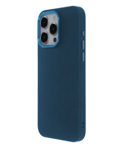 Satin Elegant Case for iPhone 14 6,1" dark blue