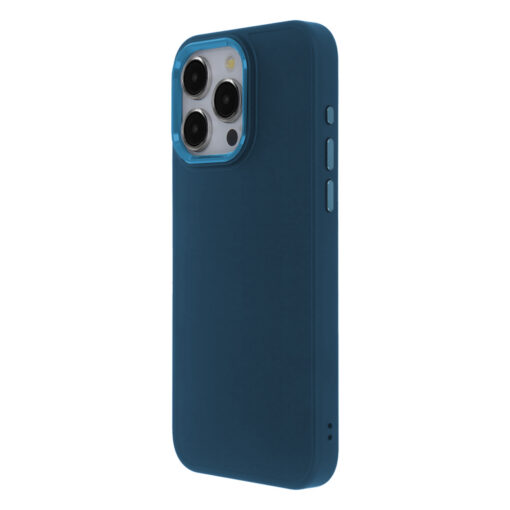 Satin Elegant Case for iPhone 14 Pro 6,1" dark blue