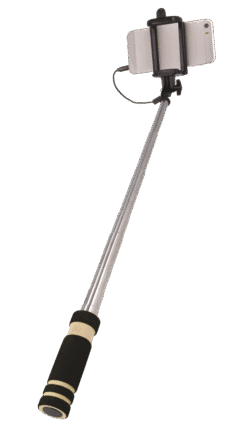 Setty audio jack selfie stick SAJ-01 black