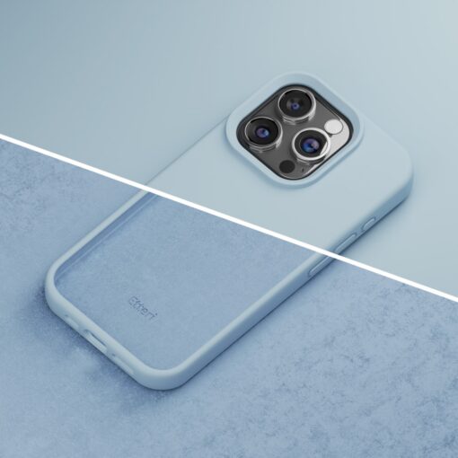 Etteri Silicone case for iPhone 12 / 12 Pro 6,1" light blue - Image 18