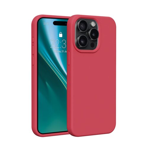 Etteri Silicone case for iPhone 12 / 12 Pro 6,1" raspberry - Image 12