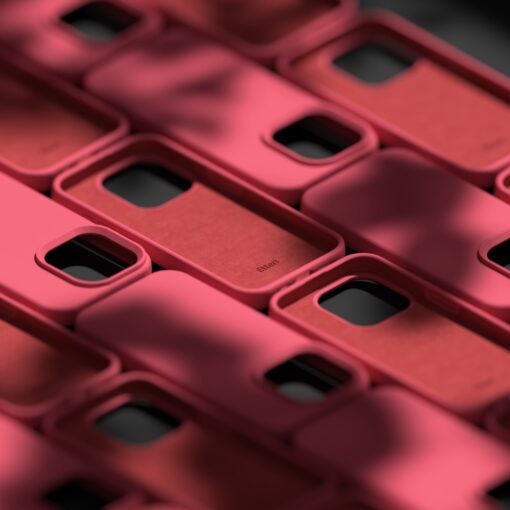 Etteri Silicone case for iPhone 12 / 12 Pro 6,1" raspberry - Image 19