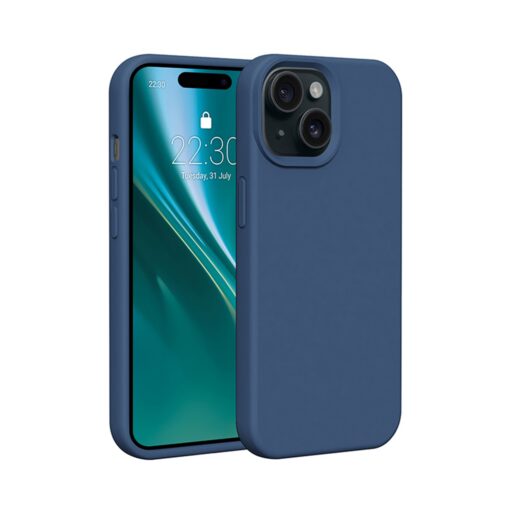 Etteri Silicone case for iPhone 13 6,1" dark blue - Image 12
