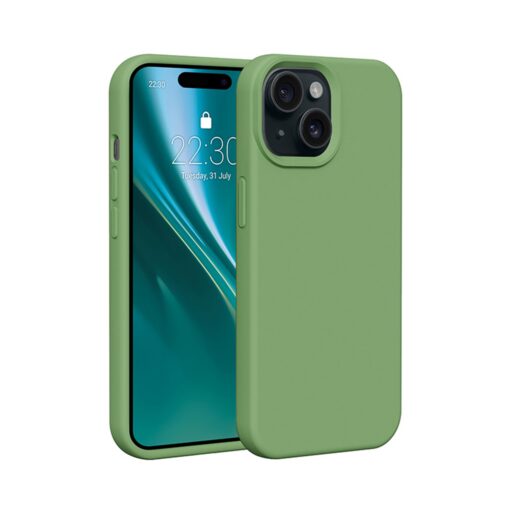 Etteri Silicone case for iPhone 13 6,1" light green - Image 12
