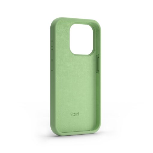Etteri Silicone case for iPhone 13 6,1" light green - Image 13