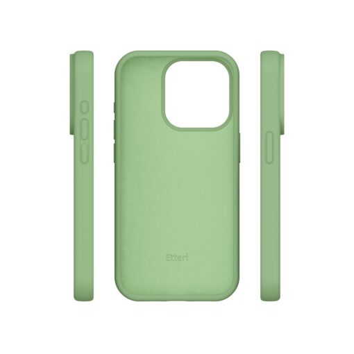 Etteri Silicone case for iPhone 13 6,1" light green - Image 15