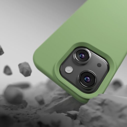Etteri Silicone case for iPhone 13 6,1" light green - Image 17