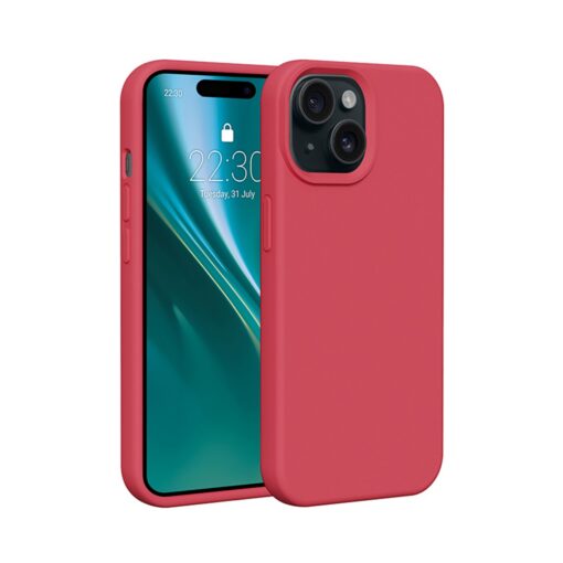 Etteri Silicone case for iPhone 13 6,1" raspberry - Image 12