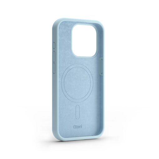 Etteri Silicone case for iPhone 15 6,1" light blue - Image 13