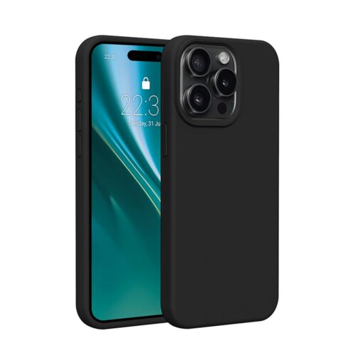 Etteri Silicone case for iPhone 15 Pro 6,1" black - Image 12