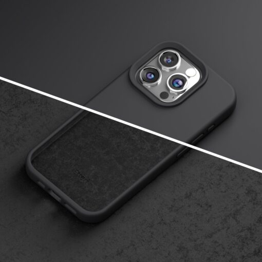 Etteri Silicone case for iPhone 15 Pro 6,1" black - Image 18