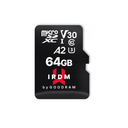 GoodRam memory card IRDM 64GB microSD UHS-I U3 A2 V30 with adapter - Image 2