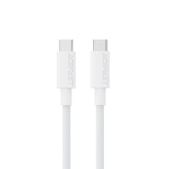 Laadimisjuhe Acefast C18-03 60W USB-C to USB-C 1.2m valge