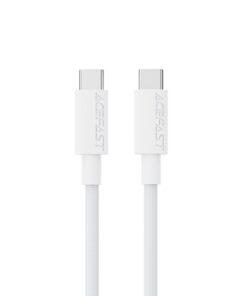 Laadimisjuhe Acefast C18-03 60W USB-C to USB-C 1.2m valge