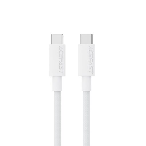 Laadimisjuhe Acefast C18-03 60W USB-C to USB-C 1.2m valge