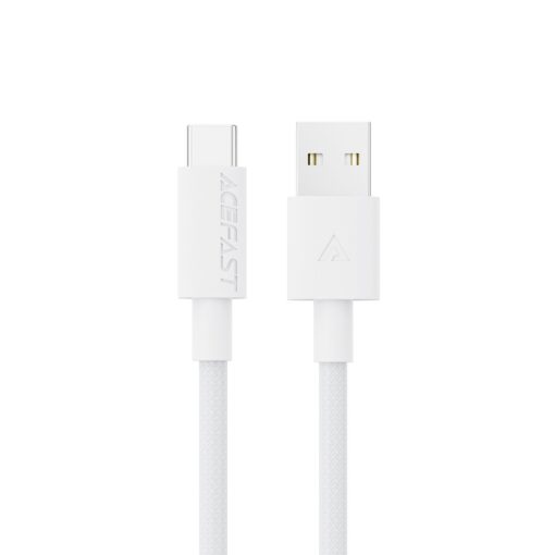 Laadimisjuhe Acefast C18-04 USB-A to USB-C 1.2m valge