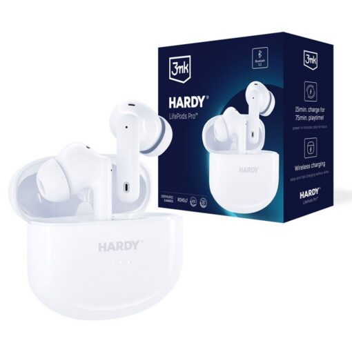 Juhtmeta kõrvaklapid 3mk HARDY LifePods Pro valged