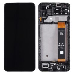 LCD ekraan Samsung A135 A13 4G 2022 puutetundliku ekraaniga koos raamiga must ORG
