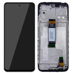 LCD ekraan Xiaomi Redmi 12 4G/12 5G/Poco M6 Pro 5G puutetundliku ekraaniga ja raamiga must ORG