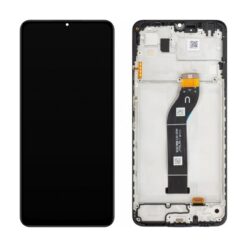 LCD ekraan Xiaomi Redmi 13C 4G/5G/Poco C65 puuteekraani ja raamiga originaal Black (service pack)