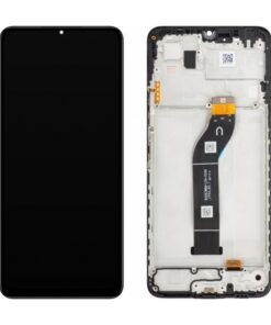 LCD ekraan Xiaomi Redmi 13C 4G/5G/Poco C65 puuteekraani ja raamiga originaal Black (service pack)