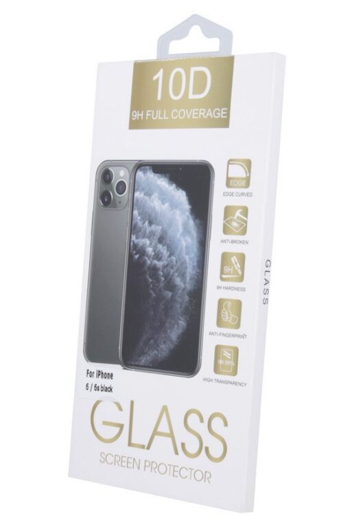 LCD kaitsev karastatud klaas 10D Full Glue Apple iPhone XR/11 kumer must